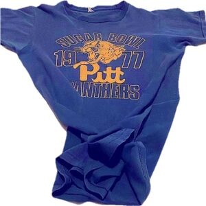 RARE VINTAGE PITT PANTHERS 1977 Tee